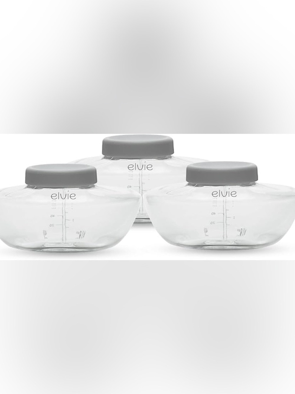 3-pack Elvie Pump - Breastmilk Storage Bottles - BPA Free